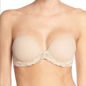 Natori Feathers Underwire Strapless Bra